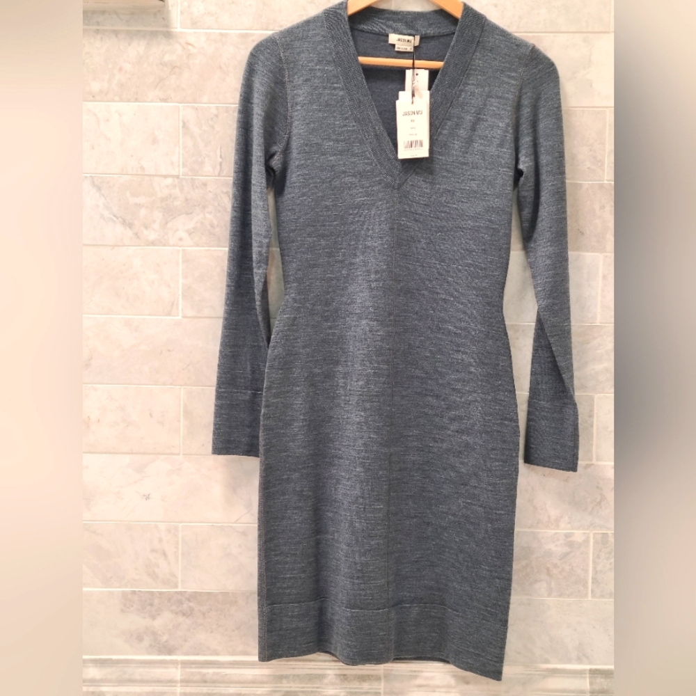 NWT Jason Wu Sweater Dress size XS grey